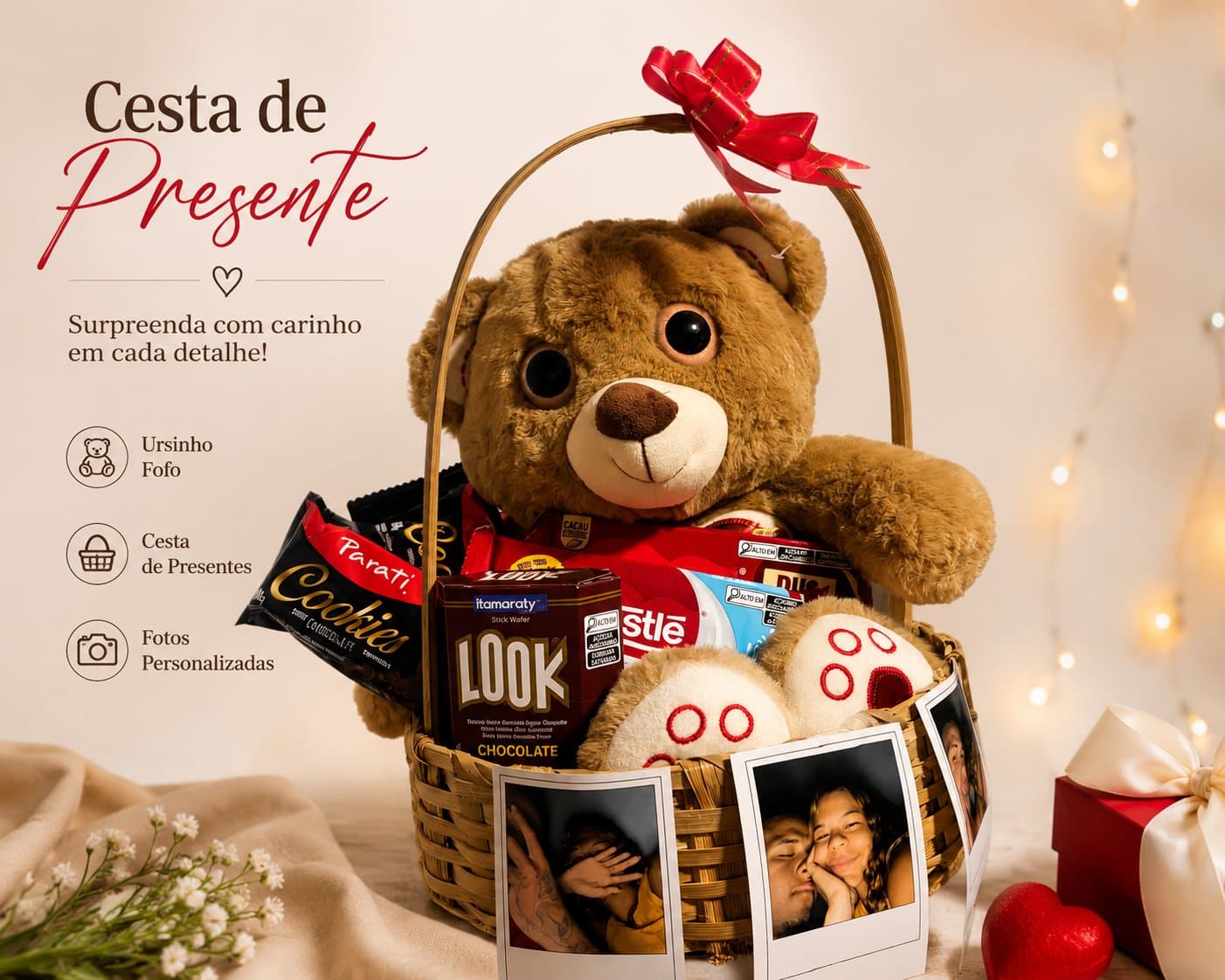 Imagem de cesta com Urso